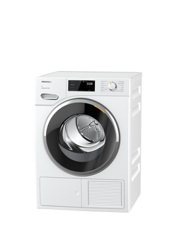Miele TWH780WP Freestanding Heat Pump Tumble Dryer, 9kg Load, Lotus White - view 2, Lotus White