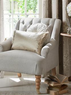 Laura Ashley Carys Cushion - view 2, Natural