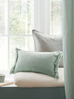 Laura Ashley Carys Cushion - view 2, Sage Green