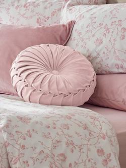 Laura Ashley Rosanna Cushion, Blush - view 2, Blush