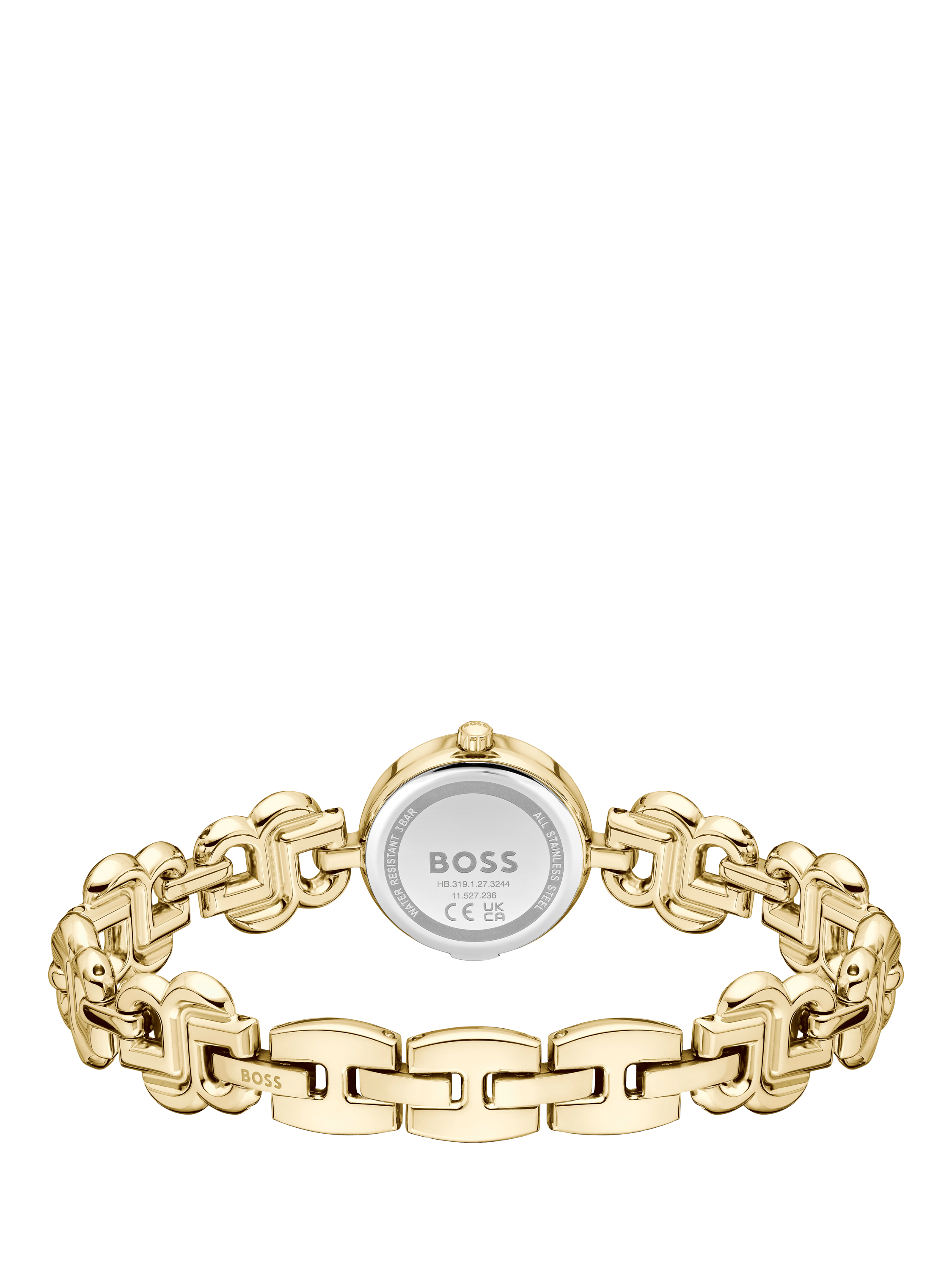 Product image 2 of 7, which shows BOSS 1502794 Women's Double B Bracelet Strap Watch, Gold