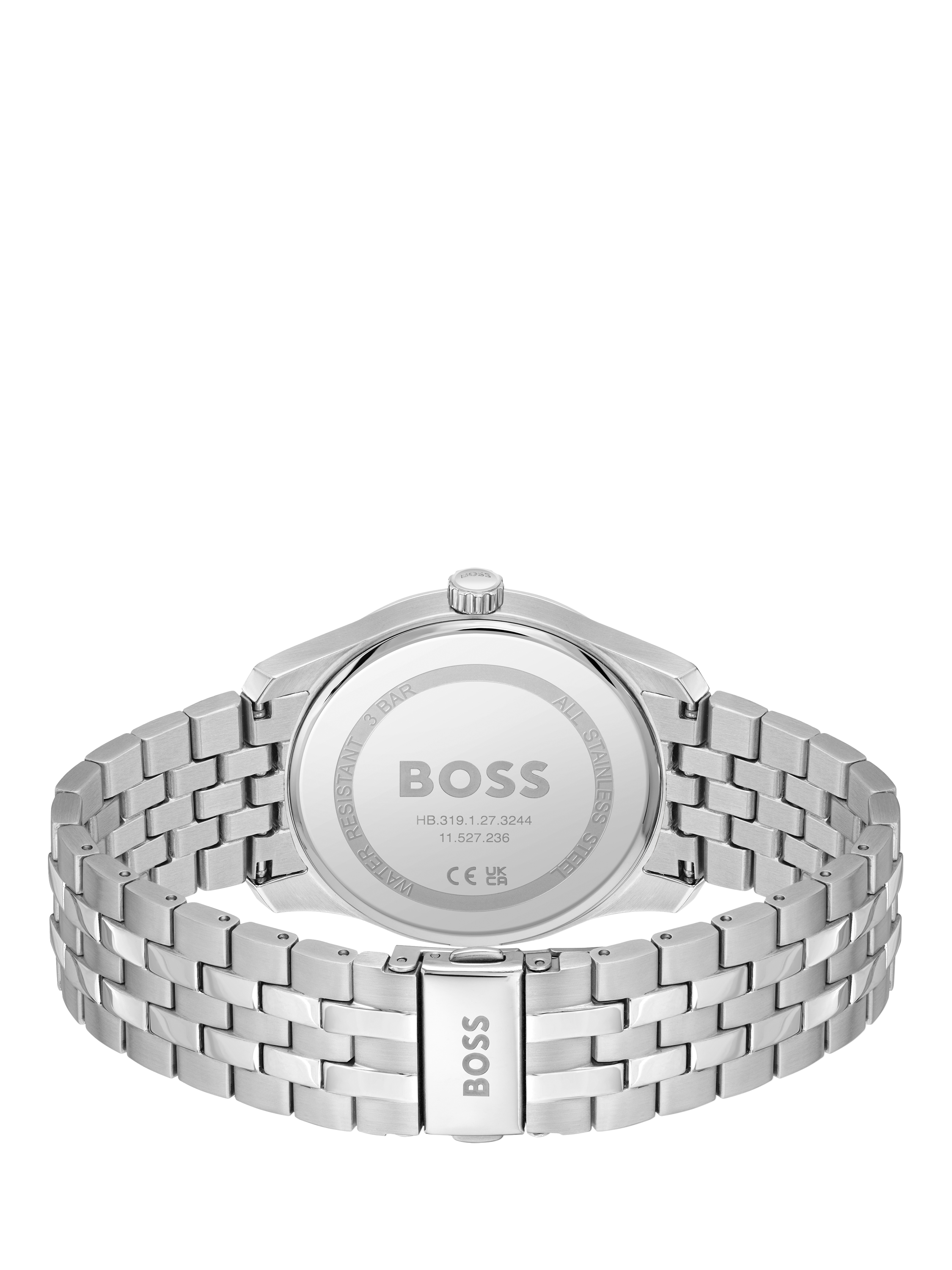 Product image 2 of 5, which shows BOSS 1514123 Men's Principle Date Bracelet Strap Watch, Black