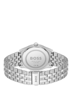 BOSS 1514123 Men's Principle Date Bracelet Strap Watch, Black - view 2, Black