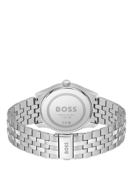 BOSS 1514123 Men's Principle Date Bracelet Strap Watch, Black - view 2, Black