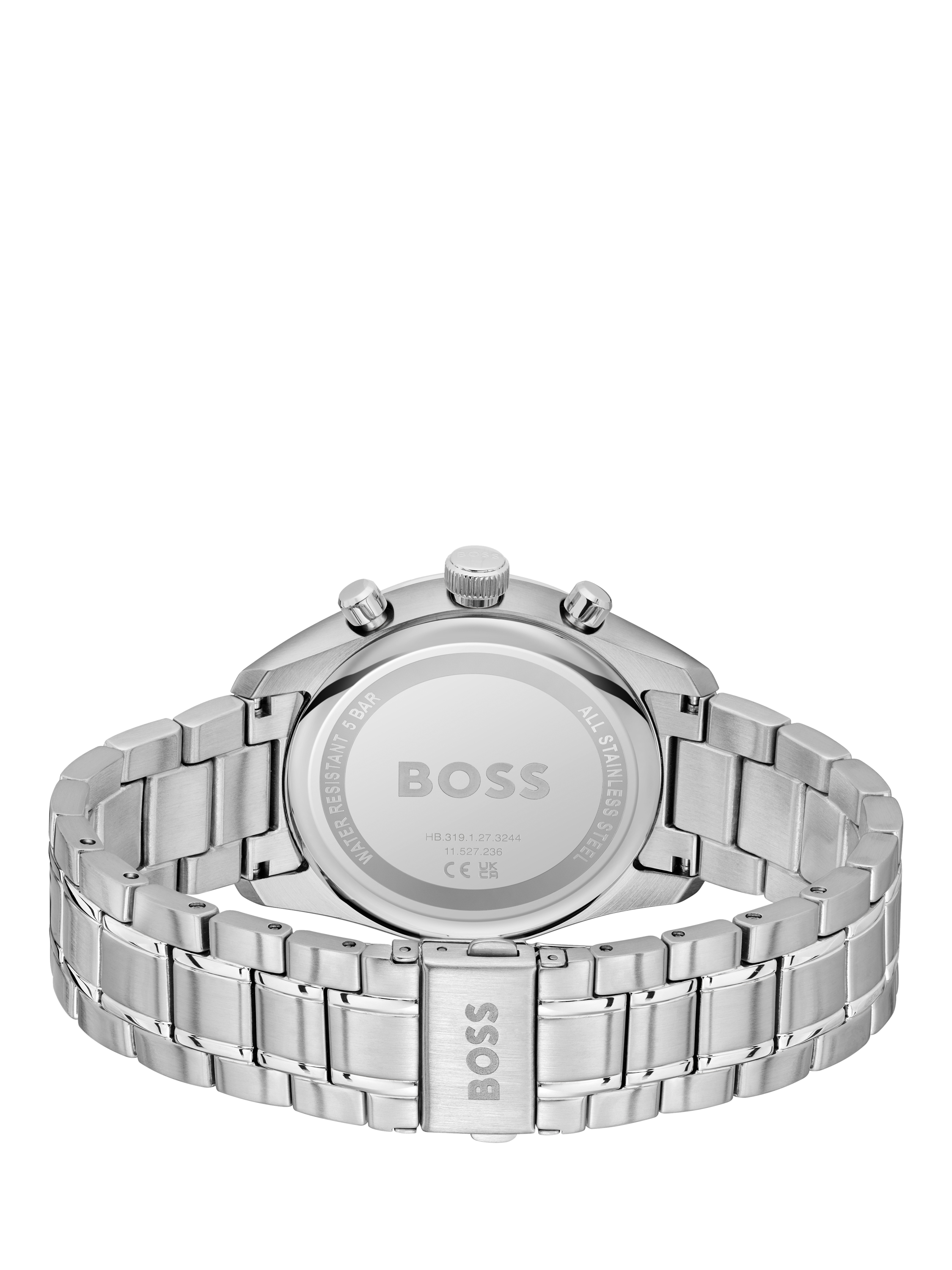 Product image 2 of 7, which shows BOSS 1514226 Men's Grand Prix 44 Chronograph Bracelet Strap Watch, Blue