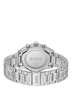 BOSS 1514226 Men's Grand Prix 44 Chronograph Bracelet Strap Watch, Blue - view 2, Blue