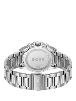 BOSS 1514240 Men's Strike Chronograph Date Bracelet Strap Watch, Blue - view 2, Blue