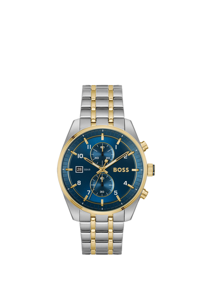 BOSS 1514247 Men's Skytraveller Chronograph, Blue