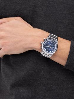 BOSS 1514250 Men's Candor Chronograph Date Bracelet Strap Watch, Blue - view 2, Blue