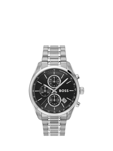 BOSS 1514251 Men's Grand Prix 44 Chronograph, Black