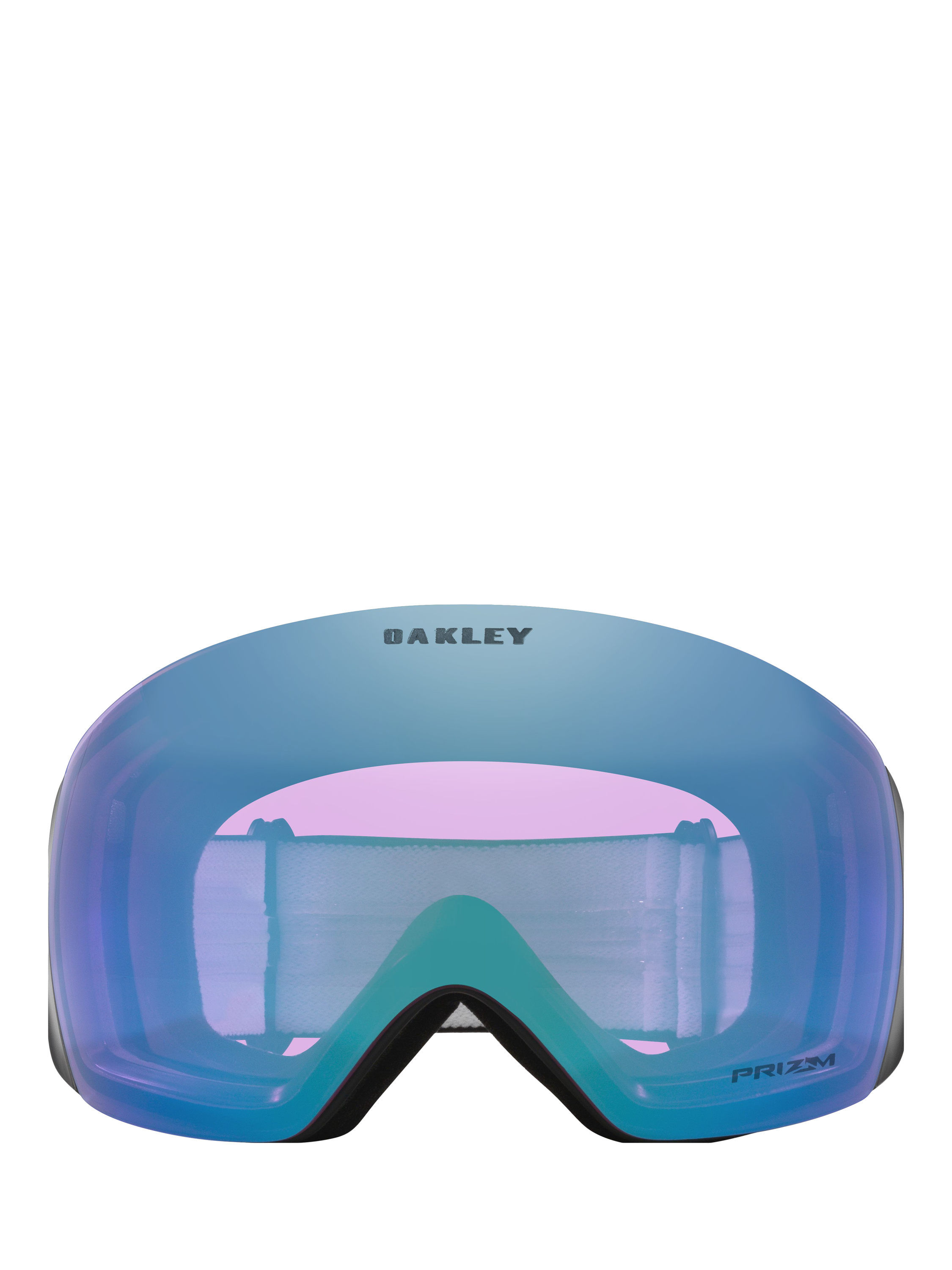 Product image 2 of 4, which shows Oakley OO7050 Unisex Oval Ski Sunglasses, Matte Black/Blue