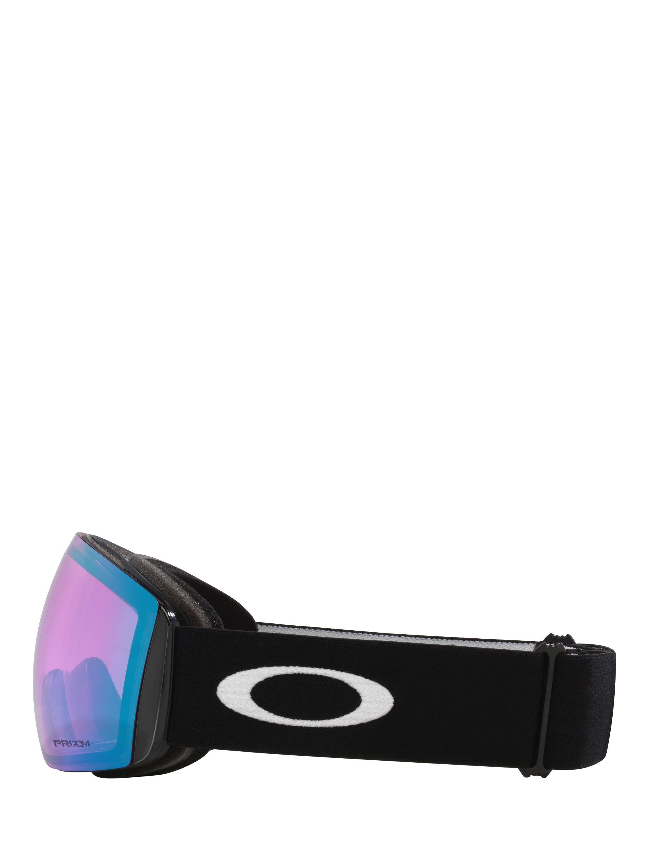 Product image 3 of 4, which shows Oakley OO7050 Unisex Oval Ski Sunglasses, Matte Black/Blue