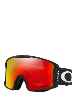 Oakley OO7070 Men's Oval Ski Sunglasses, Matte Black/Mirror Red, Matte Black/Mirror Red