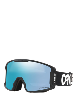 Oakley OO7093 Unisex Oval Ski Sunglasses, Factory Pilot Black/Mirror Blue, Factory Pilot Black/Mirror Blue