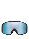 Oakley OO7093 Unisex Oval Ski Sunglasses, Factory Pilot Black/Mirror Blue
