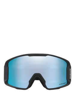 Oakley OO7093 Unisex Oval Ski Sunglasses, Factory Pilot Black/Mirror Blue - view 2, Factory Pilot Black/Mirror Blue