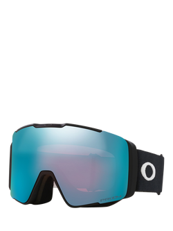 Oakley OO7136 Unisex Oval Ski Sunglasses, Matte Black/Mirror Blue, Matte Black/Mirror Blue