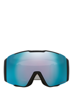 Oakley OO7136 Unisex Oval Ski Sunglasses, Matte Black/Mirror Blue - view 2, Matte Black/Mirror Blue