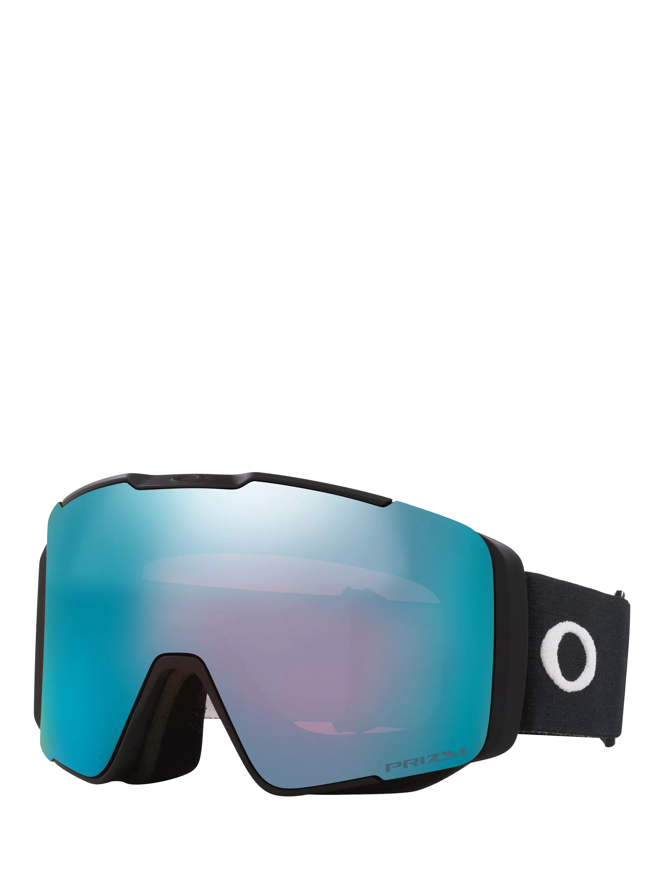 Oakley OO7137 Unisex Oval Sunglasses, Matte Black/Mirror Blue