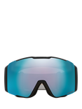 Oakley OO7137 Unisex Oval Sunglasses, Matte Black/Mirror Blue