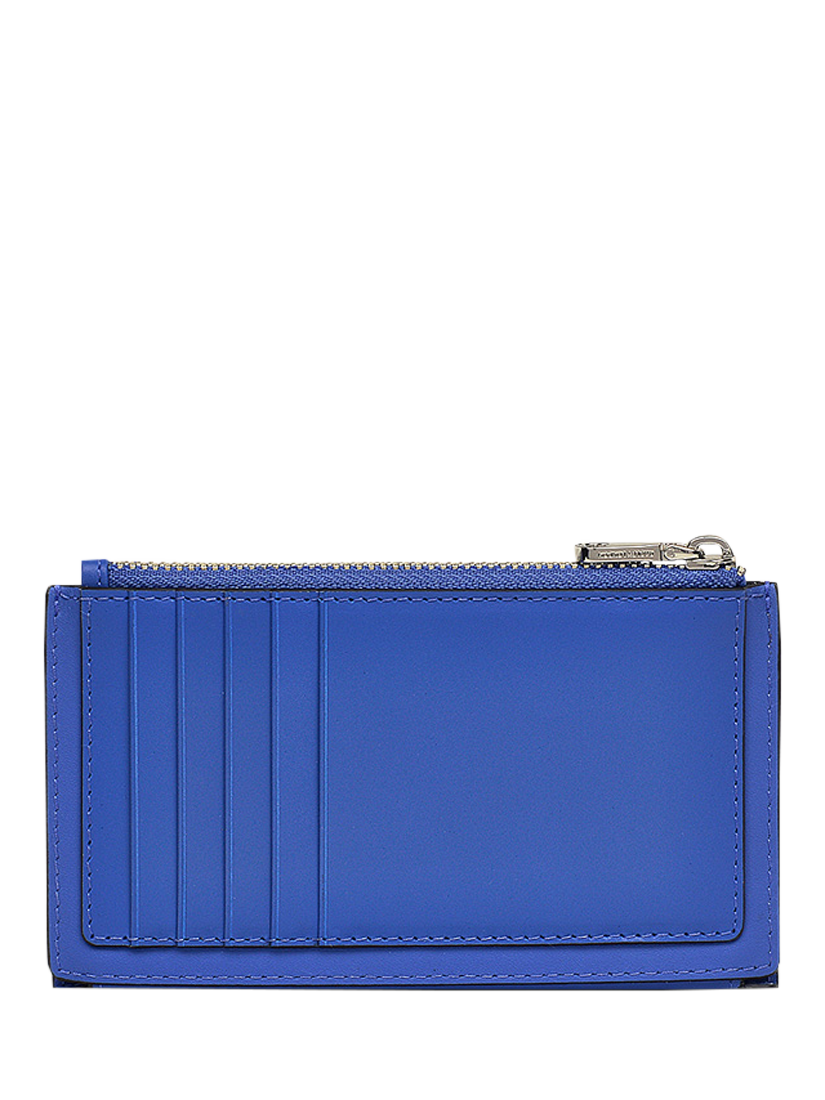 Product image 2 of 4, which shows Radley Coin Street Leather Medium Zip-Top Purse, Yves Blue