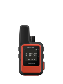 Garmin inReach Mini 2 Satellite Communicator, Flame Red - view 2, Flame Red