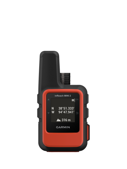 Garmin inReach Mini 2 Satellite Communicator, Flame Red - view 2, Flame Red