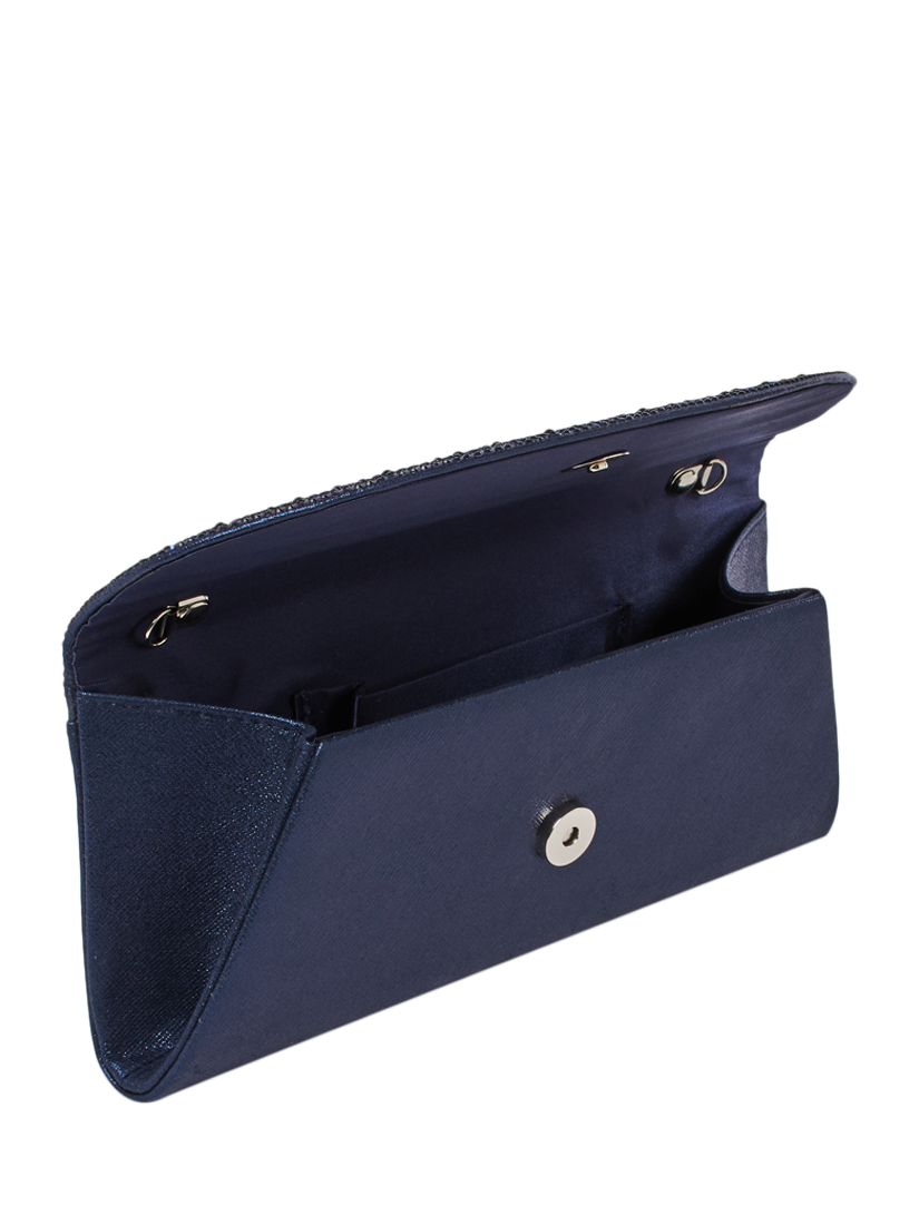 Product image 2 of 3, which shows Paradox London Dreamstone Clutch Bag, Navy