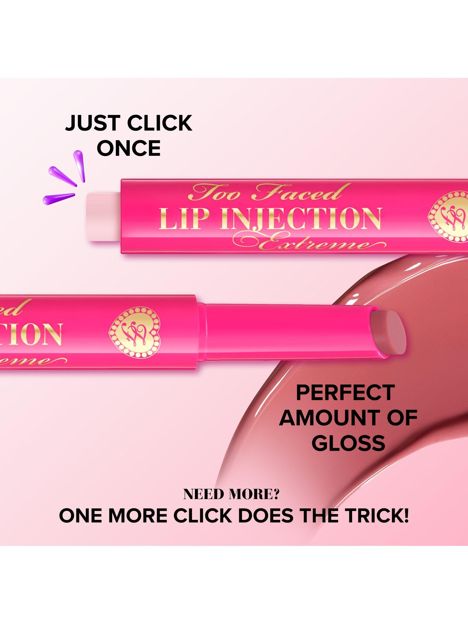 Product image 5 of 8, which shows Too Faced Lip Injection Extreme Plumping Clicks, Perfect Pink