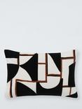 John Lewis x John Cooper Garth Geometric Cushion, Black