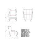 John Lewis Bergen II Leather Armchair, Light Leg