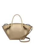 Radley The Romilly Leather Medium Zip Top Grab Bag, Stone