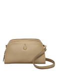 Radley Bathurst Mews Leather Small Zip-Top Crossbody Bag, Yves Blue, Stone