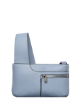 Radley Pockets Mini Zip Top Crossbody Bag, Smoke Blue