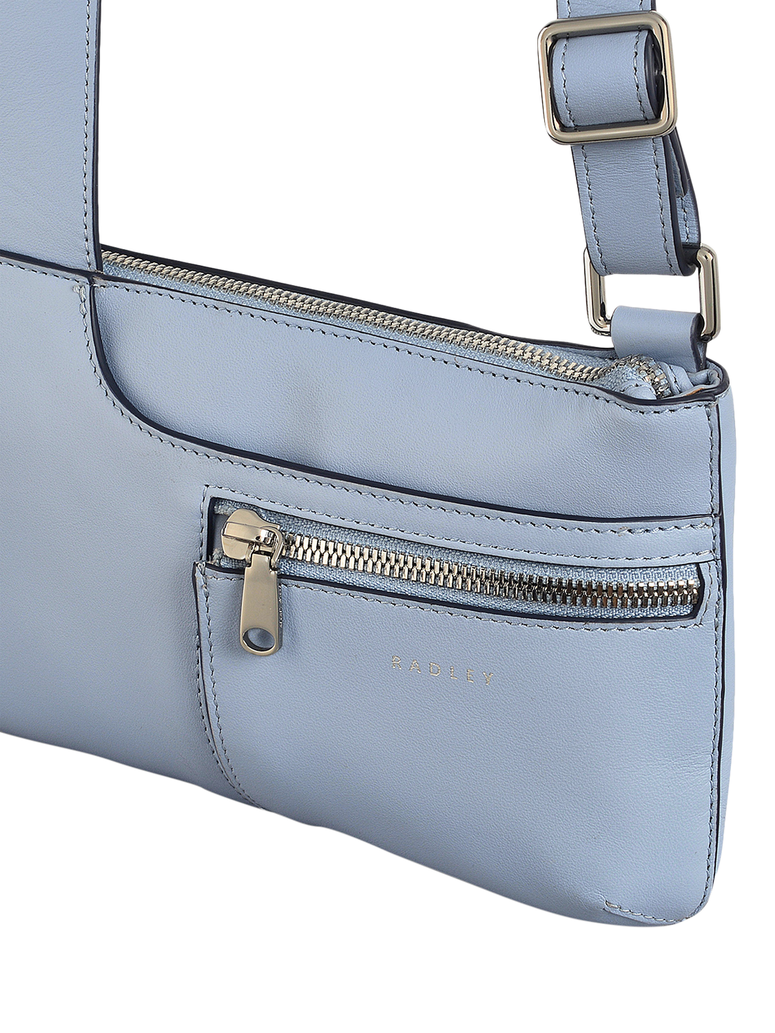 Product image 4 of 5, which shows Radley Pockets Mini Zip Top Crossbody Bag, Smoke Blue, One Size