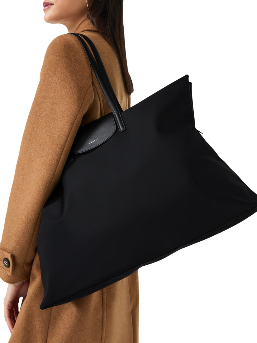 Product image 6 of 6, which shows Radley Pocket Essentials Large Zip-Top Shoulder Bag, Black