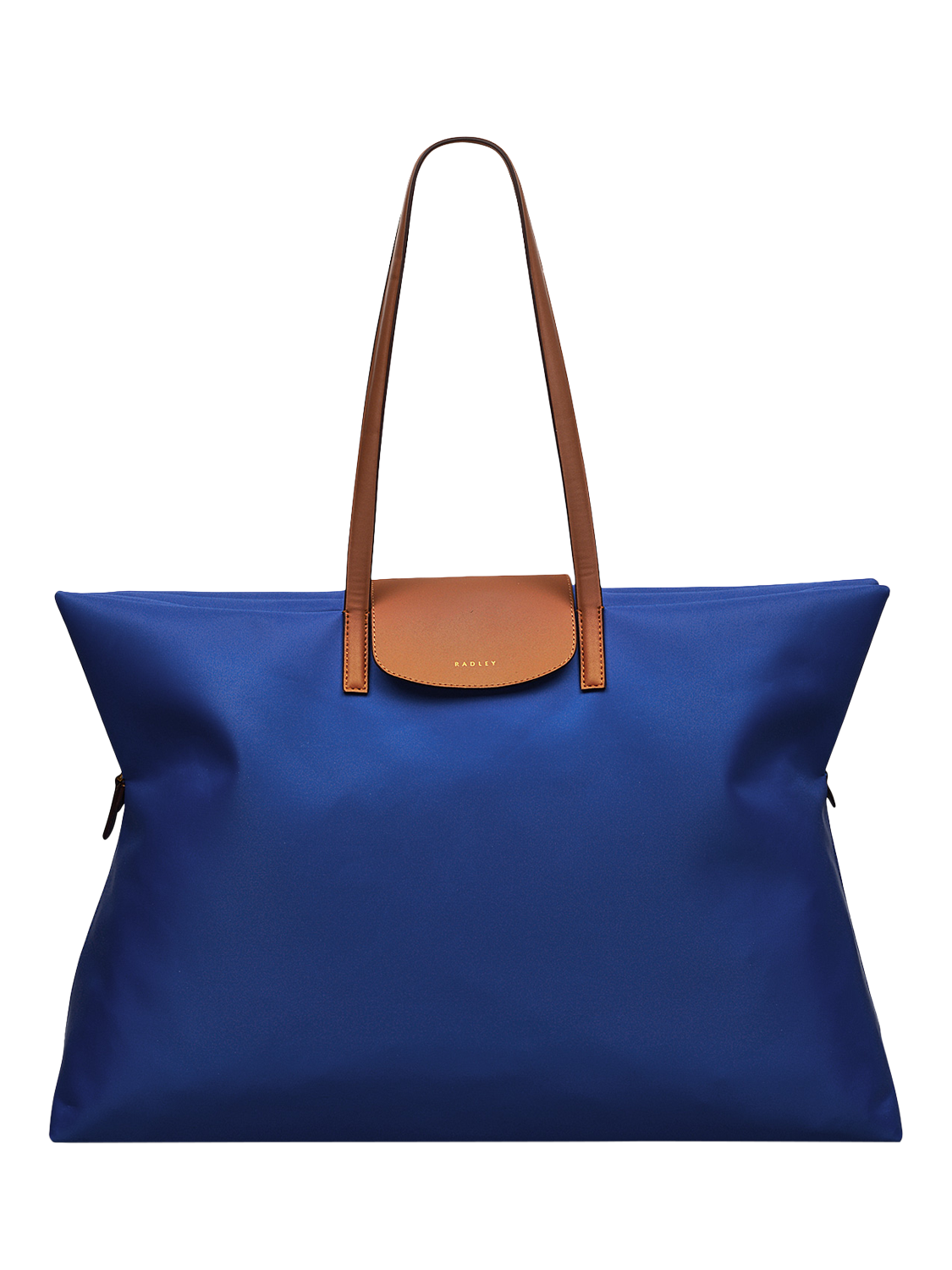 Product image 1 of 5, which shows Radley Pocket Essentials Large Zip-Top Shoulder Bag, Blue