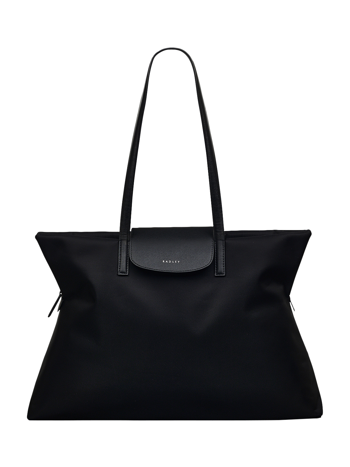 Product image 1 of 5, which shows Radley Pocket Essentials Medium Zip-Top Tote Bag, Black
