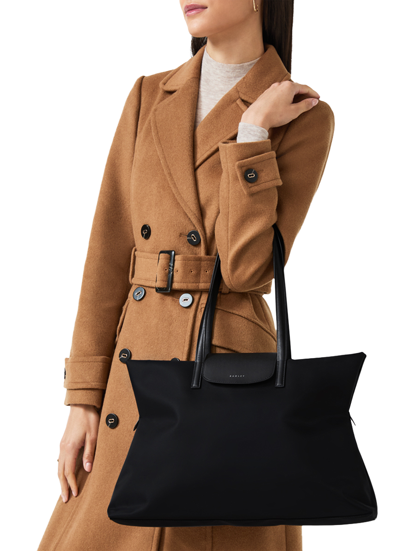 Product image 5 of 5, which shows Radley Pocket Essentials Medium Zip-Top Tote Bag, Black