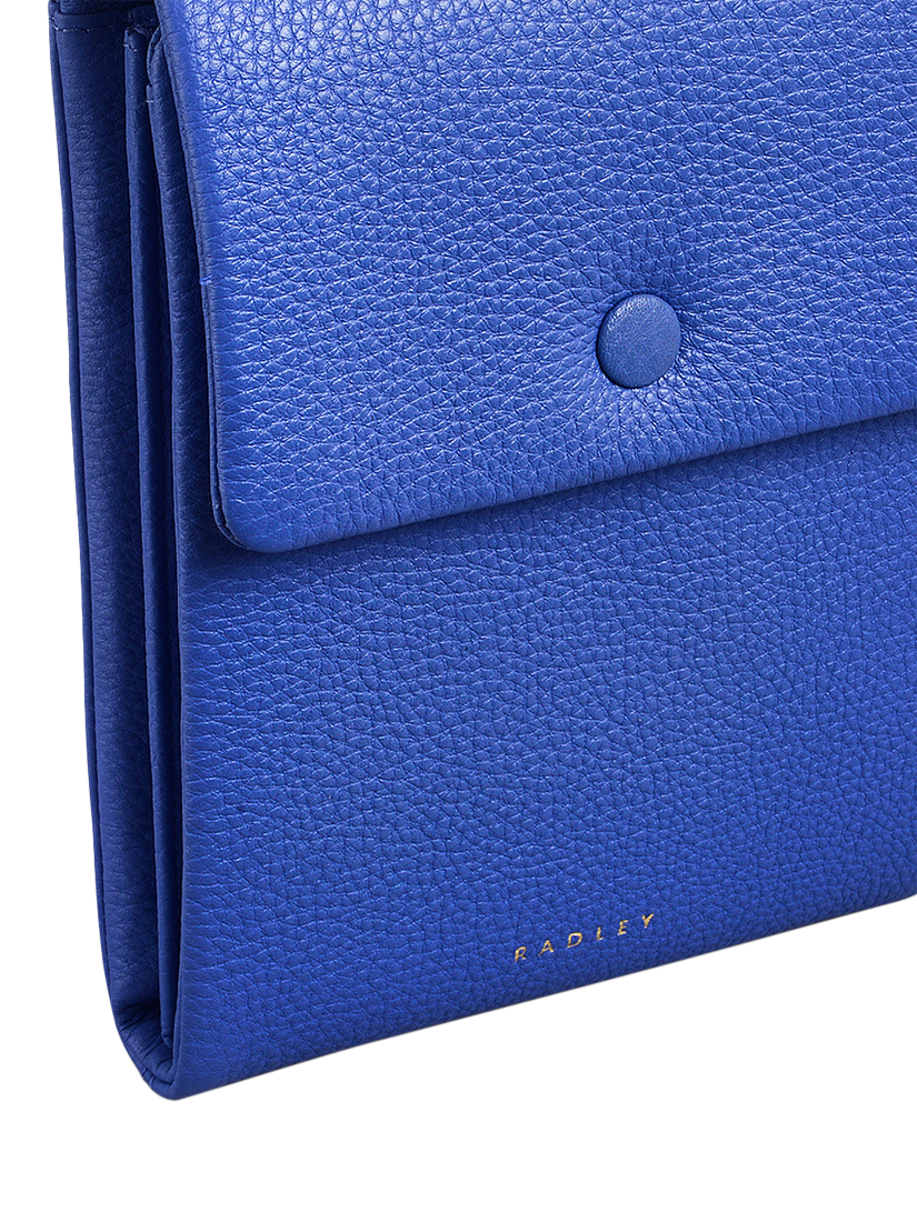 Product image 4 of 4, which shows Radley Mallow Street Leather Phone Cross Body Bag, Blue