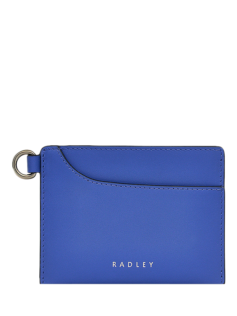 Product image 2 of 3, which shows Radley Pockets Leather Card Holder, Blue