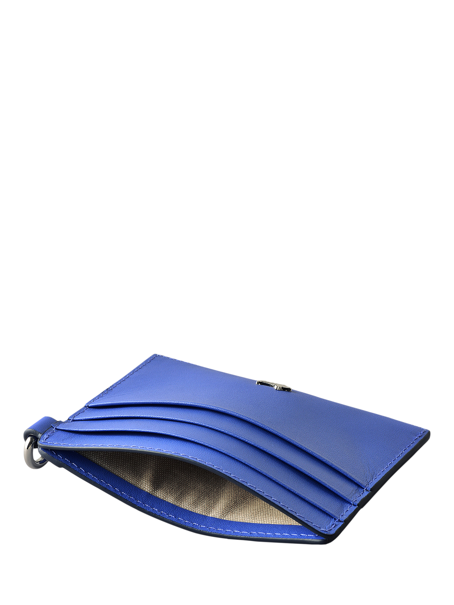 Product image 3 of 3, which shows Radley Pockets Leather Card Holder, Blue