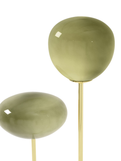 MADE Adrienne Glass Shades Floor Lamp, Green - view 2, Green