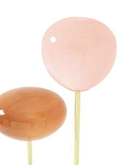 MADE Adrienne Glass Shades Floor Lamp, Pink - view 2, Pink