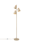 MADE Albert 3 Light Floor Lamp, White