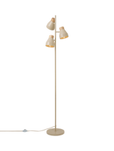 MADE Albert 3 Light Floor Lamp, White