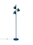 MADE Albert 3 Light Floor Lamp, Blue