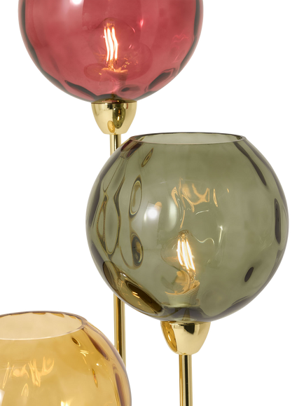 MADE Ilaria Triple Floor Lamp, Green - view 2, Green