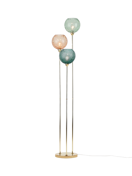 MADE Ilaria Triple Floor Lamp, Multi, Multi