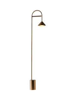 MADE Rhett Arc Floor Lamp, Metallics
